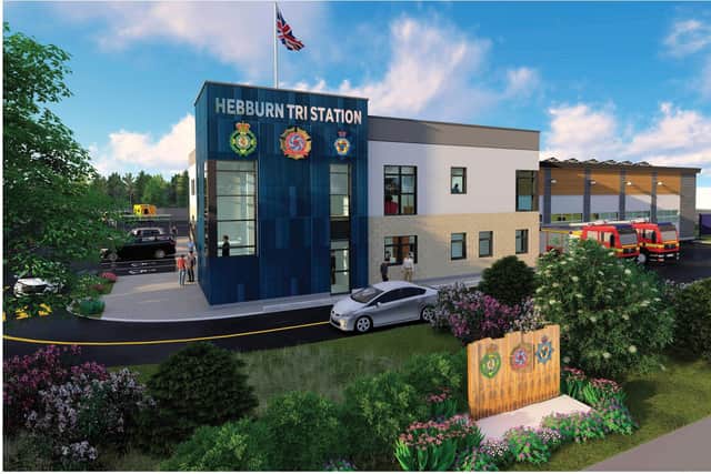 A CGI of how the new Hebburn Tri Station is set to look.