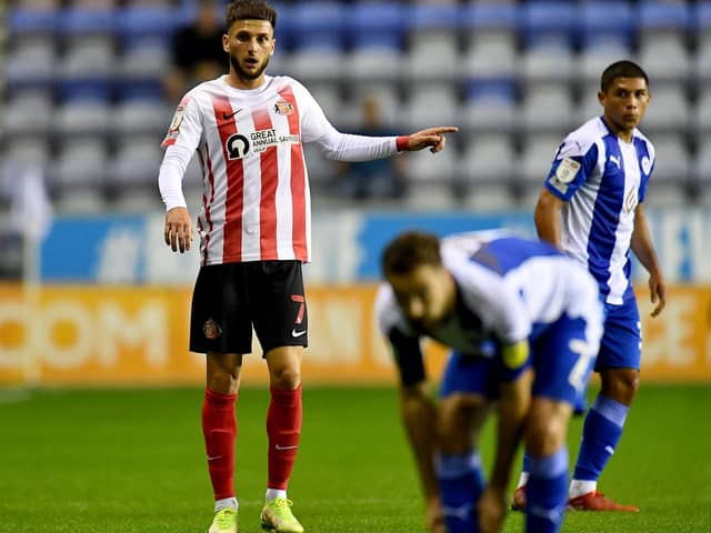 Leon Dajaku in action for Sunderland
