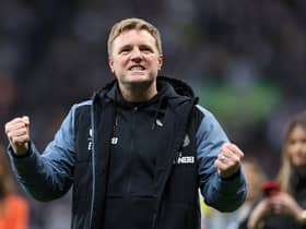 Newcastle United head coach Eddie Howe.  