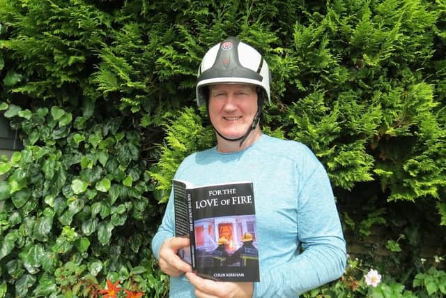 Former international basketball star turned firefighter Colin Kirkham has written a fascinating new autobiography. Picture by Zoe Kirkham.