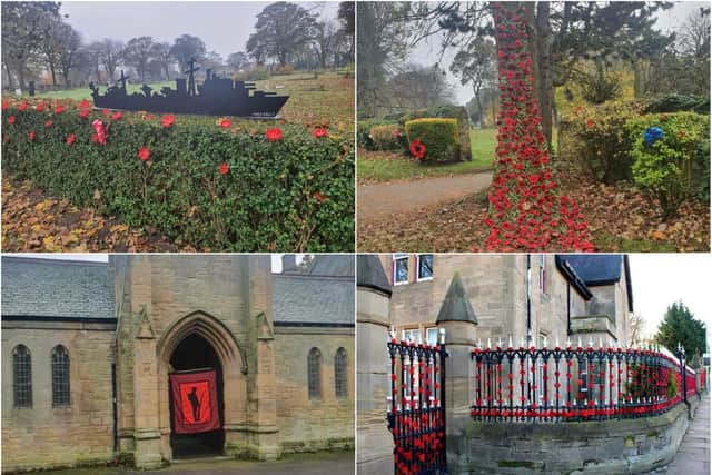 Hebburn Cemetery has been decorated in honour of Remembrance Day.