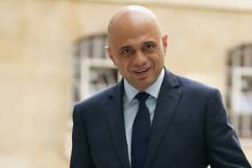 Health Secretary Sajid Javid as he arrives at BBC Broadcasting House on Sunday, September 12. Photo credit should read: Yui Mok/PA Wire