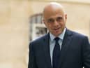 Health Secretary Sajid Javid as he arrives at BBC Broadcasting House on Sunday, September 12. Photo credit should read: Yui Mok/PA Wire
