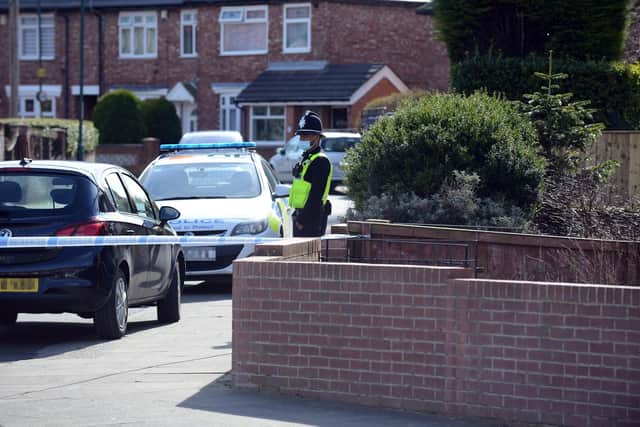 Police on Gorse Avenue and Prince Edward Road, South Shields.