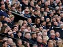 Amanda Staveley (2R), Jamie Reuben and Mehrdad Ghodoussi (R), Co-owners of Newcastle look on during the Premier League match between Newcastle United and Brentford FC at St. James Park on October 08, 2022 in Newcastle upon Tyne, England. (Photo by Stu Forster/Getty Images)