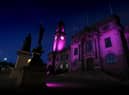 South Shields Town Hall - Pink