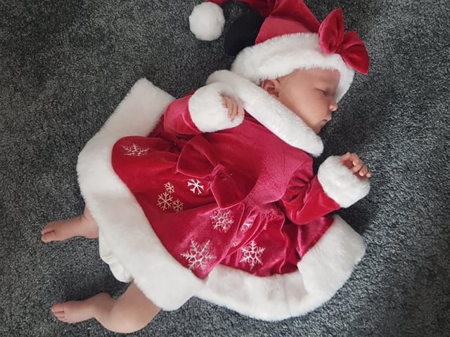 Five-week-old Layla. Picture: Faye Bishop