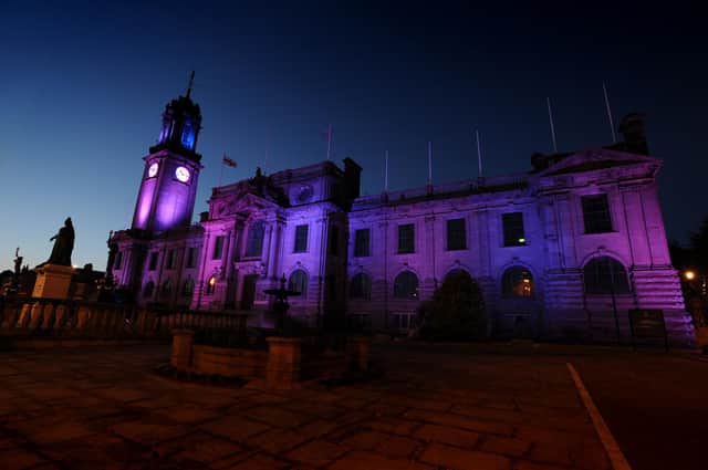South Shields town hall will be lit pink and blue to remember Liam and Chloe