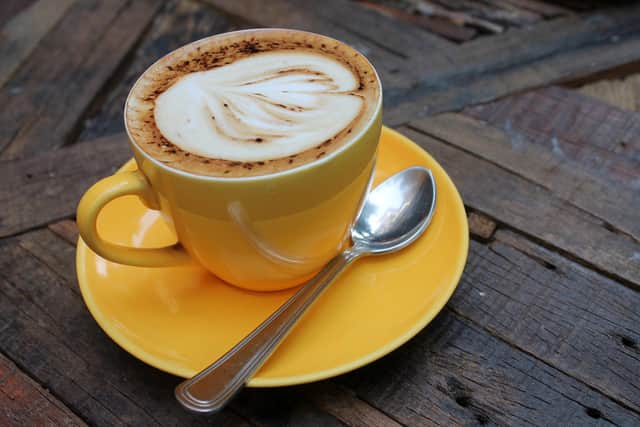 A file picture of a cup of coffee after plans were approved for a new garden centre and cafe.