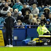 Lee Johnson on the touchline at Sheffield Wednesday.