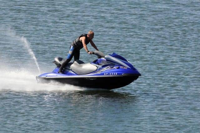 Dangerous jet skiers have been causing distress to swimmers and dolphins in South Shields.