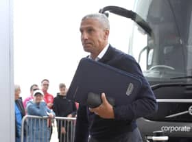 Chris Hughton during his time in charge of Nottingham Forest.