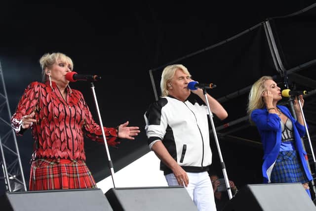 The Fizz on stage at Bents Park.