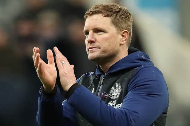Eddie Howe last weekend.