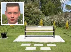 Steven's family have been left devastated after a memorial to the 19-year-old was damaged.