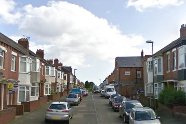 The incident happened on Richmond Road in South Shields. Image copyright Google Maps.