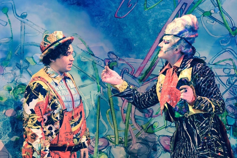 Davey Hopper and Steven Lee Hamilton in Jack and the Beanstalk 2016