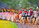 More than 1,000 cast and crew come together to deliver the Kynren performance. Picture: Peter Haygarth.