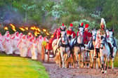 More than 1,000 cast and crew come together to deliver the Kynren performance. Picture: Peter Haygarth.
