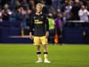 Jack Young of Newcastle United looks dejected during the Papa John's EFL Trophy Group match between Sheffield Wednesday and Newcastle United U21's at Hillsborough on August 31, 2021 in Sheffield, England. (Photo by George Wood/Getty Images)
