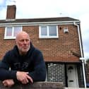 Dave Bass is having problems with South Tyneside Homes over a problem roof.