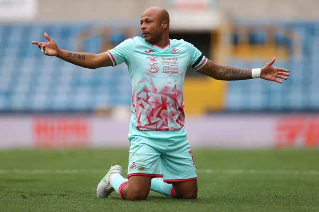 Andre Ayew.  (Photo by Julian Finney/Getty Images)