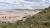 The fire at Druridge Bay. Picture: Gill Battye