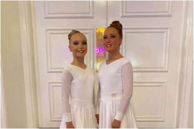 Dancing partners Pippa Smith and Molly Barnfather have won a national title.