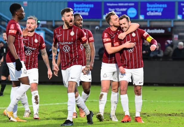 South Shields ensured they would end 2022 top of the Northern Premier League with an entertaining Boxing Day win over Whitby Town at 1st Cloud Arena. Picture by Kev Wilson.