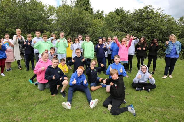 Year 6 pupils at St Matthew's RC Primary School in Jarrow said their goodbyes this week.