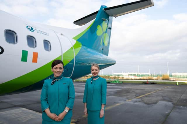 Aer Lingus is welcoming passengers on new flights between Newcastle and Dublin.