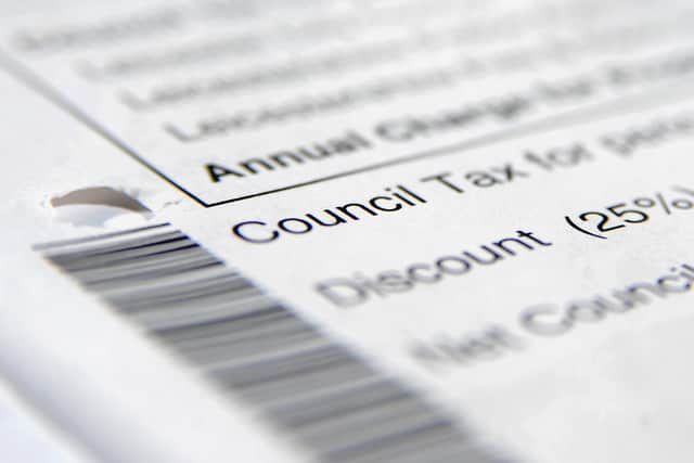 General view of a council tax bill. Picture c/o Joe Giddens/PA Wire.