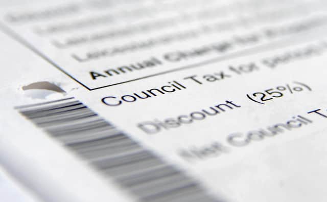 General view of a council tax bill. Picture c/o Joe Giddens/PA Wire.