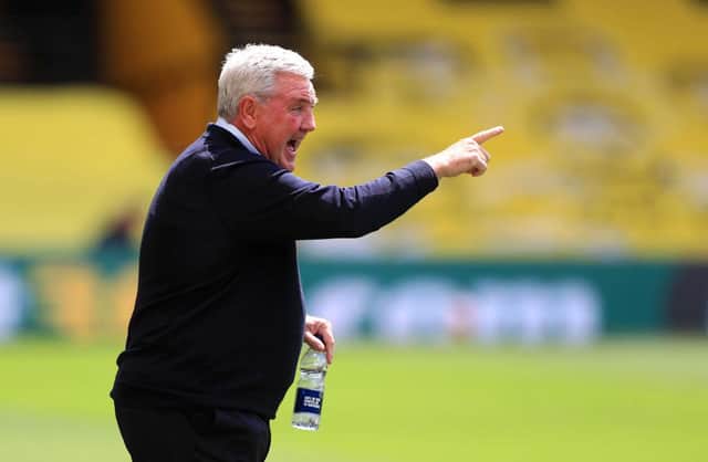 Newcastle United boss Steve Bruce.