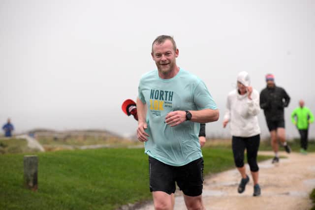 The South Shields parkrun finishing on The Leas in 2019.