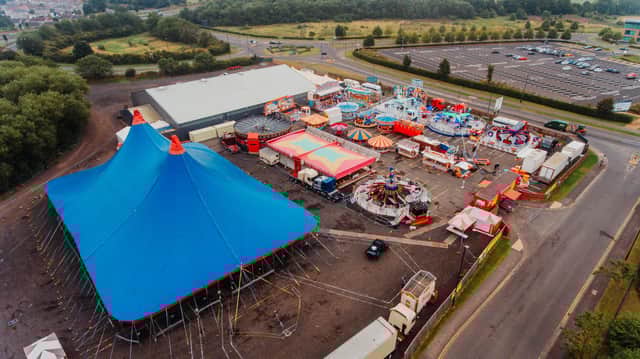 The outdoor space at Rainton Arena