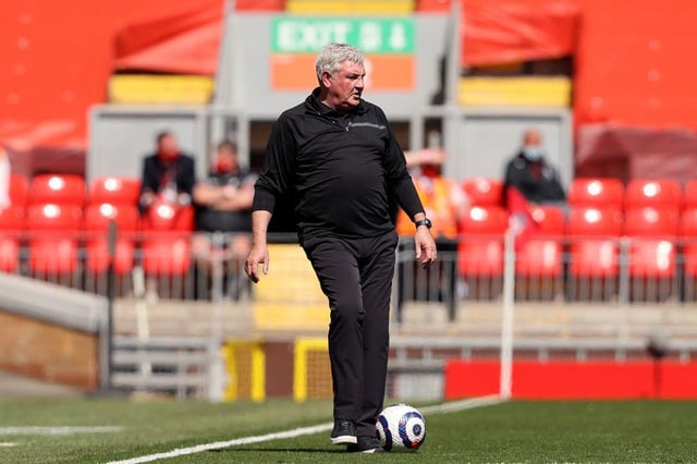 Steve Bruce, Manager of Newcastle United. (Photo by Clive Brunskill/Getty Images)