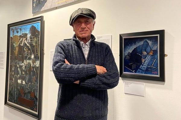 Robert “Bob” Olley, a self-taught artist from South Shields was born in 1940. He was educated at Westoe Secondary Modern, which has since closed. Olley has recently donated a collection of his work to South Tyneside Museum and Art Gallery.