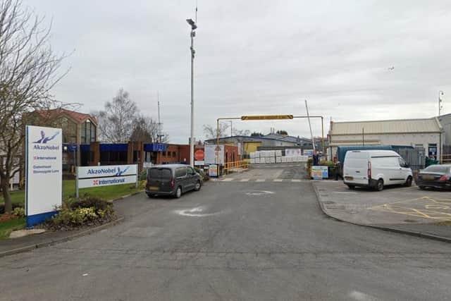 The injured man was working at International Paint Ltd in Gateshead