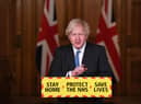 File picture of Boris Johnson as he outlines the 'roadmap' to easing lockdown. Photo by Stefan Rousseau - WPA Pool/Getty Images