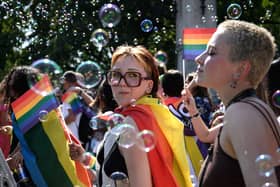 Revellers at a previous Pride march.