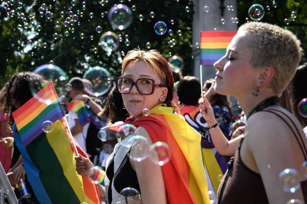 Revellers at a previous Pride march.