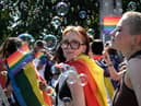 Revellers at a previous Pride march.