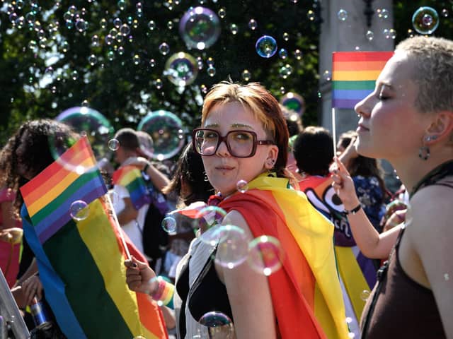 Revellers at a previous Pride march.