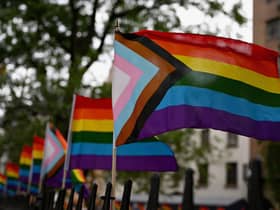 There are more rainbow flags, a symbol of LGBTQ+, around as Pride Month is celebrated. Photo by Angela Weiss / AFP via Getty Images