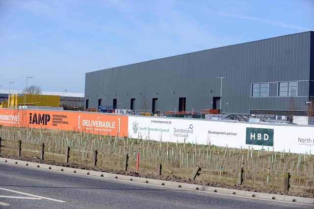The new CESAM building, off the A1290 Downhill Lane, is part of the International Automotive Manufacturing Park (IAMP).