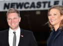 New Newcastle Head Coach Eddie Howe with Amanda Staveley. (Photo by Stu Forster/Getty Images)