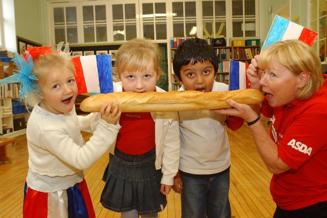 French day at the school 17 years ago. Recognise anyone?