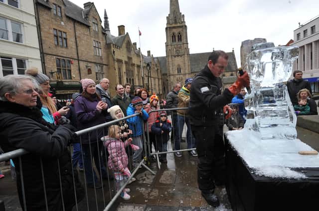 A previous Fire and Ice Festival in Durham City