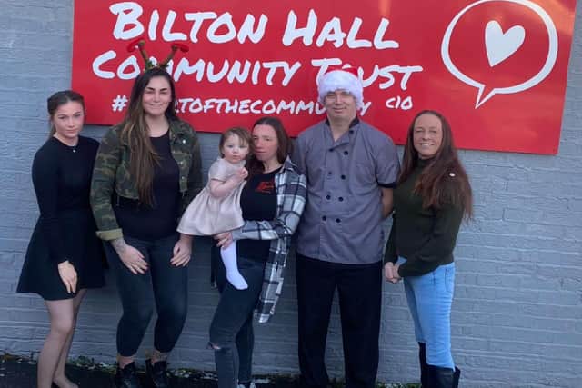 Bilton Hall staff and volunteers who will be supporting the community on Christmas Day